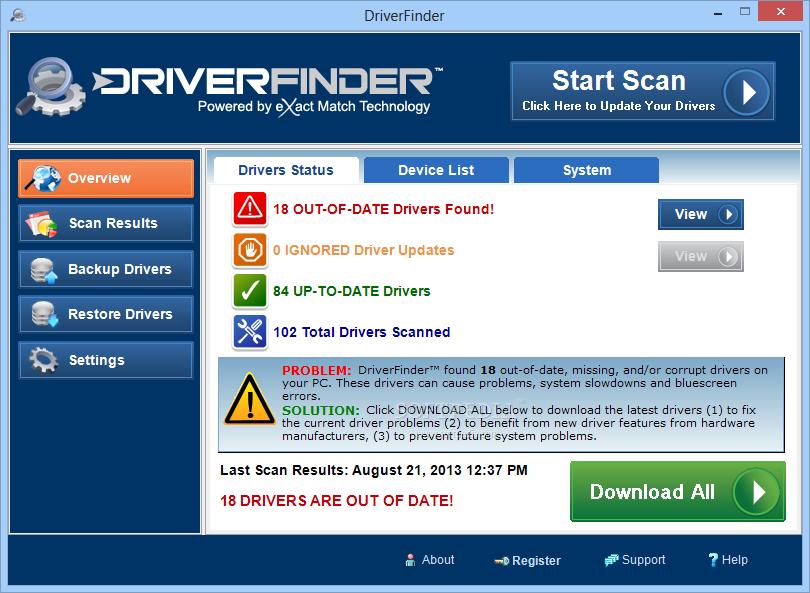 driver finder license key and password free